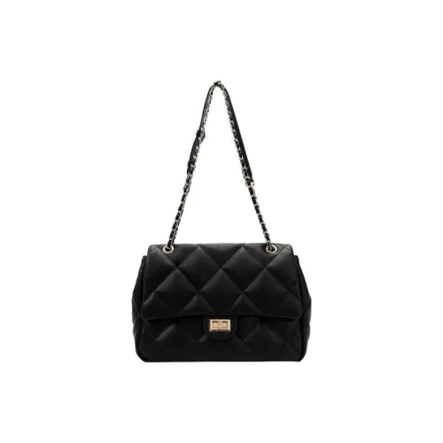 SEPTWOLVES ПУ (полиуретан) Сумка через плечо Стандартная Женская Черная