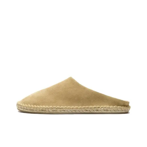 ZARA Устойчивые к истиранию Домашние тапочки Мужские Желтые