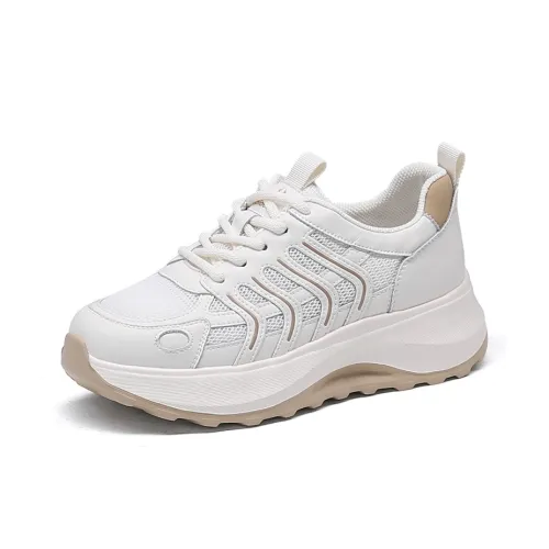 Spider King Low Топ Casual Женский Белый Абрикос