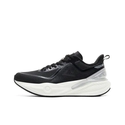 PEAK Шокабассиваторы Slip-resistant Abrasion-resistant Низкий топ Тренировочные Беговые кроссовки Женские Черный белый