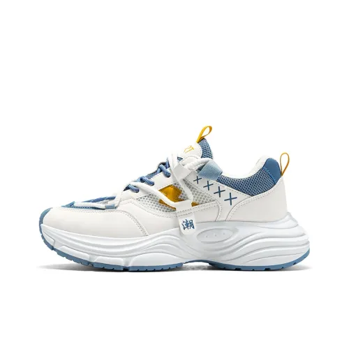 Grumpy Ram Дышащий Увеличение Высоты Низкий Топ Толстая Подошва Мужские Кроссовки