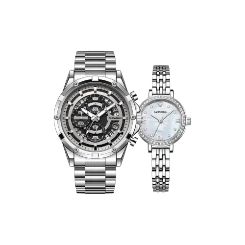 FAIRWHALE Кварцевый механизм металл ремешок унисекс черный циферблат