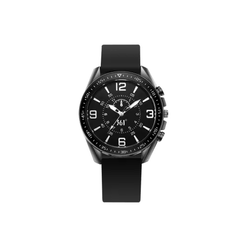 361° Racing Style Collection Кварцевый механизм Силиконовый ремешок Часы Мужские Черный циферблат
