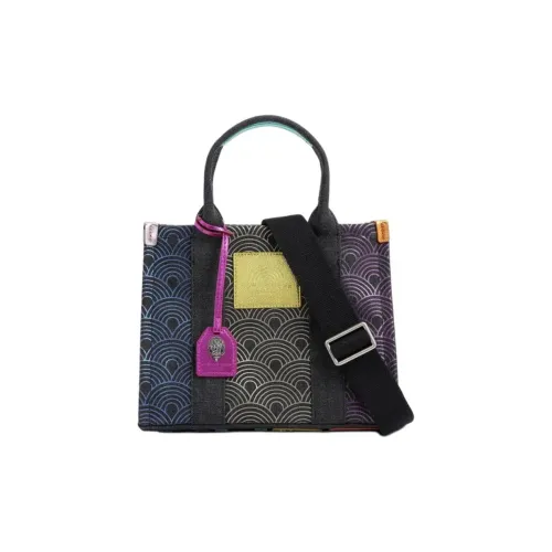 Kurt Geiger London Canvas Bag Tote Bag Shopping Bag Shoulder Bag Handbag Small Women's Black Multicolor