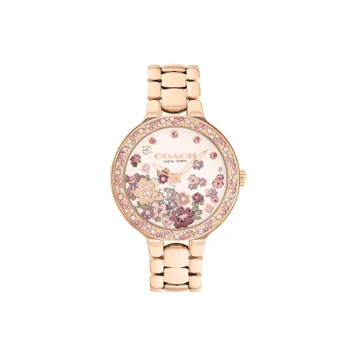 COACH Chelsea Наручные часы Кварцевый механизм Стальной ремешок 36 мм Многоцветный циферблат Часы Женские часы