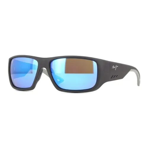 Maui Jim Ацетат Нерегулярная форма Солнцезащитные очки Унисекс Черный