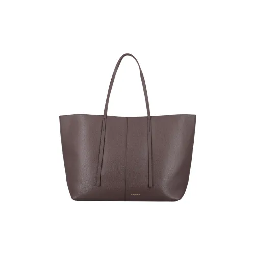 BY MALENE BIRGER COPENHAGEN MBC Телячья кожа Тоут Сумка Сумка для покупок Сумка на плечо Женская Красновато-коричневый