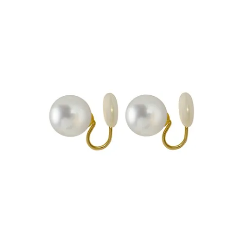 WEIJAS Золотой Покрытый Медный Нижняя Заколка Серьги On Женские