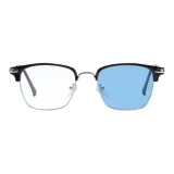 Винтажный черный, серебристый, светочувствительный синий