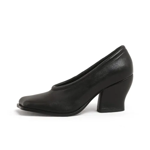 BLOCCO5 Грубый каблук Высокие каблуки 7,5 см Женские Черный