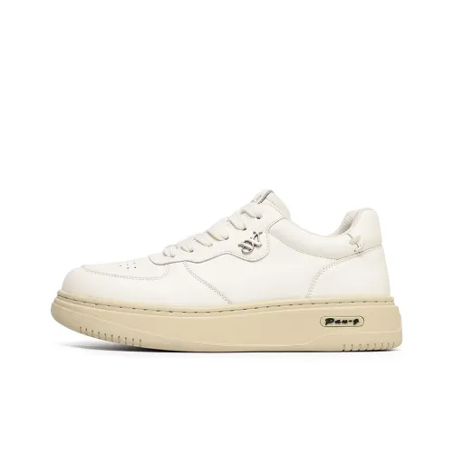 Angelmi Slip-resistant Abrasion-resistant Low-top Skateboard Shoes Unisex White Ангелми Противоскользящие Устойчивые к износу Низкие Кроссовки для скейтбординга Унисекс Белые