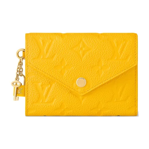 LOUIS VUITTON Victorine Кошелек из коровьей кожи женский желтый