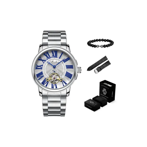 MESDUN Автоматический Механический Механизм Мужские Часы 42 мм Черный