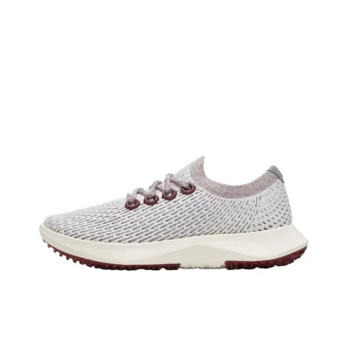 Allbirds Tree Dasher Low Топ Повседневная обувь Женская Белая Красная