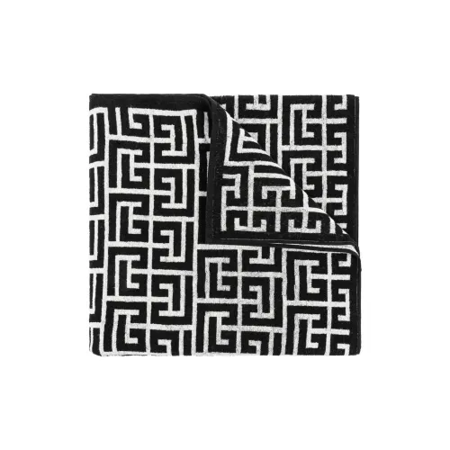 BALMAIN 100% хлопок Вязаные шарфы Мужской Черный