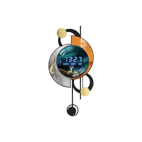 Meishida Механизм с плавным ходом секундной стрелки Стена Часы Унисекс Синий