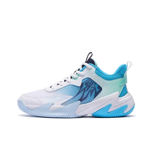 361°KIDS Hummer 2,0 Детские баскетбольные кроссовки Low Топ 361 градус Белый Beihu Синий FRUITS And Vegetables Зеленый Унисекс