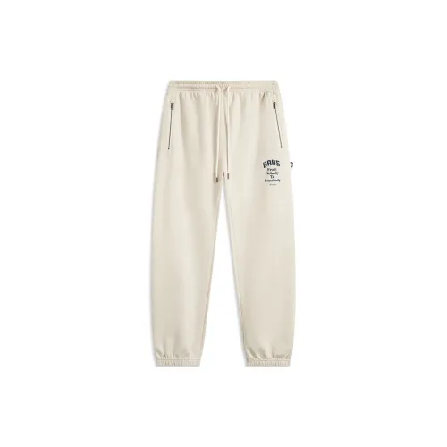 LINING Basketball Collection Вязаные тренировочные штаны мужские Фотиния светло-серый