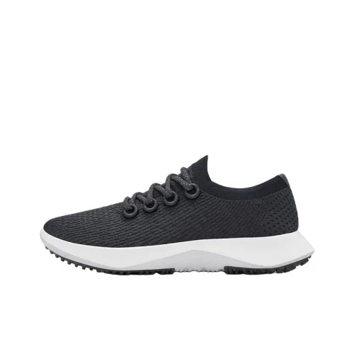 Allbirds Tree Dasher Повседневный Низкий Топ Натуральный Черный Пузырьки Белое Подкладочная ткань Женские