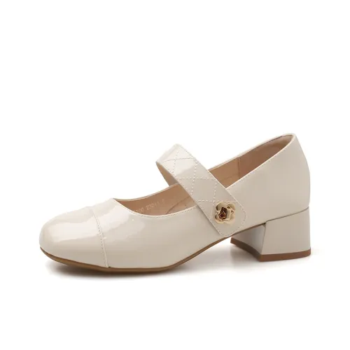 POOQ Туфли Мэри Джейн Женские
