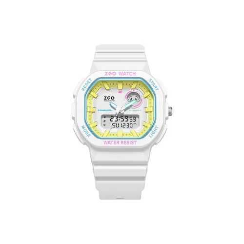 zgo CLEARANCE Sanrio Collaboration Электронные часы Механизм Женские часы Белый циферблат