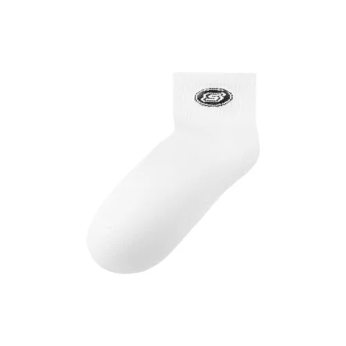 Skechers 1 шт Яркий белый/0019 Женские носки