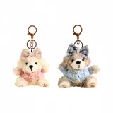 Свитер Цвет печенья Медвежонок-Голубой и розовый Одежда для пары