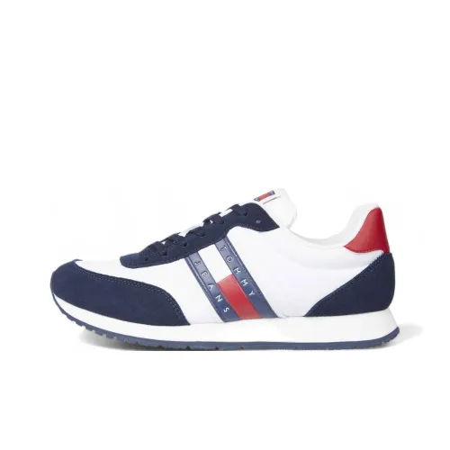 Tommy Hilfiger Повседневный Низкий Топ Белый Синий Мужской