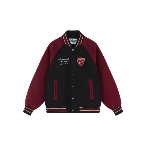 MATCHA STORY College Series Бейсбольная куртка Унисекс