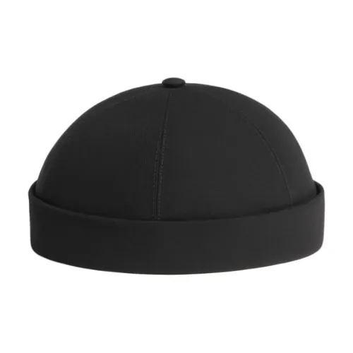 HERMES Хлопок Linen Шапки и Кепки Мужской Черный