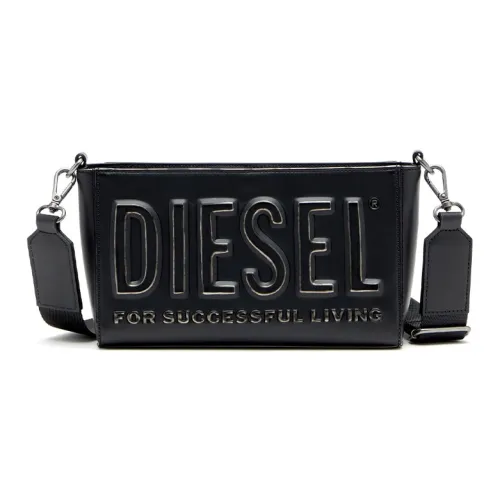 DIESEL Полиуретан Camera Сумка Плечевая Сумка Мужская Черная