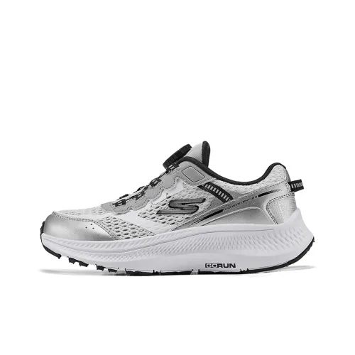 Skechers Kids BOYS Детские беговые кроссовки Low Top Серебристый/Белый Kids