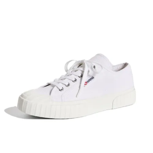 SUPERGA Износостойкие Низкие Кеды Унисекс Белые