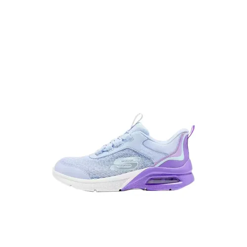 SKECHERS GIRLS Детские беговые кроссовки Низкий верх Синий Фиолетовый Kids