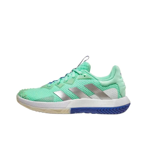 Adidas Solematch Control Slip-Resistant Abrasion-Resistant Low-Top Tennis Shoes Women's Mint Green Adidas Solematch Control противоскользящие устойчивые к истиранию низкий топ теннисные кроссовки женские мятно-зеленый