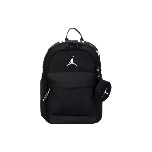 Jordan Polyester Backpack Unisex Black