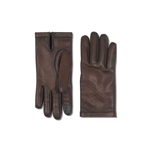 BERLUTI Кожа Перчатки Мужские Коричневые
