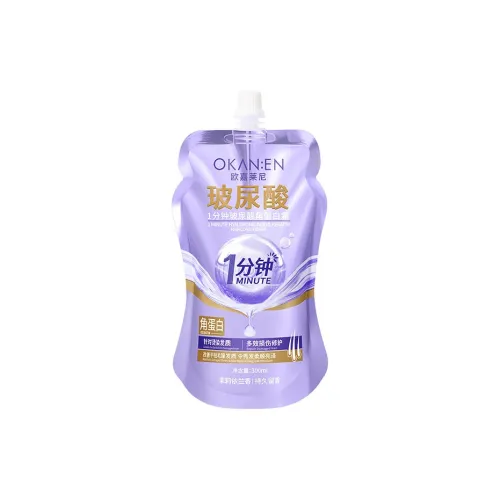 OUJIALAINI Гиалуроновая кислота Маска для волос Сглаживание Контроль пушистости Восстановление 300 мл Сумка