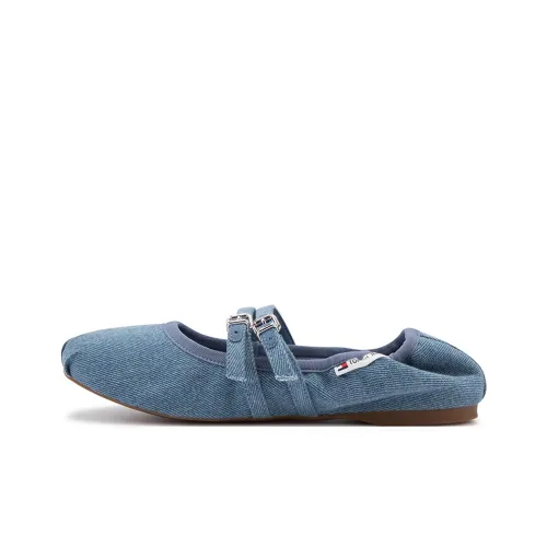 Tommy Hilfiger Туфли Мэри Джейн Промытый синий 1CR Женские
