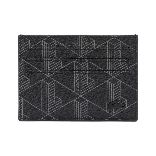 Lacoste PVC Картхолдер Мужской Черный