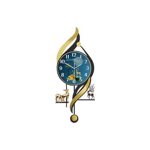 Meishida Механизм с плавным ходом секундной стрелки Стена Часы Унисекс Синий