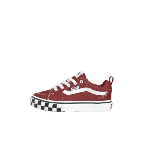 Vans Filmore Детские Скейтбординги Низкие Кеды Красные Kids