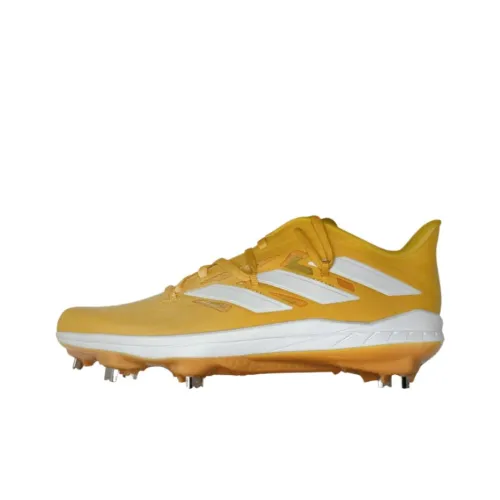 Adidas Adizero Afterburner Бейсбольные кроссовки Низкий топ Желтый/белый Мужской