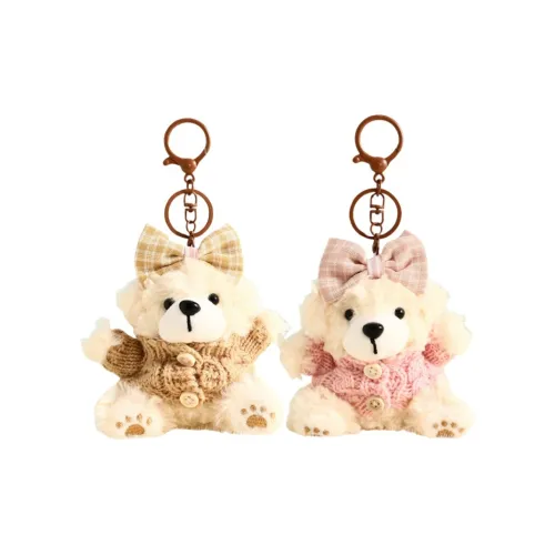 Handsome Sweetheart Bowknot Cookie Bear Plush Pendant 11,5 см Высота