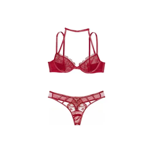 Victoria's Secret Комплект нижнего белья для женщин красный