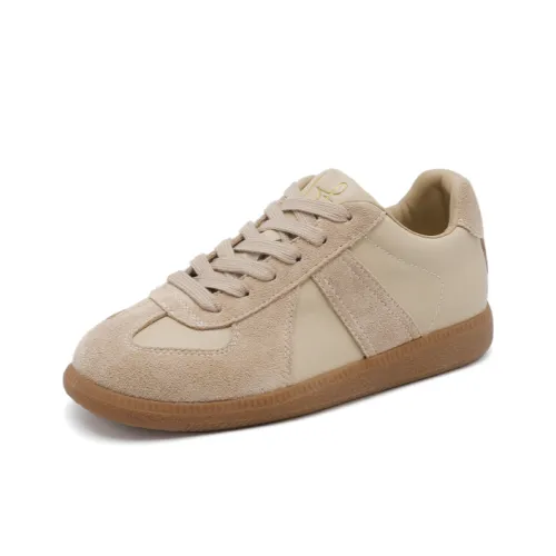 BAFFN Slip-resistant Увеличение Высоты Низкий Топ Casual Женский Абрикос