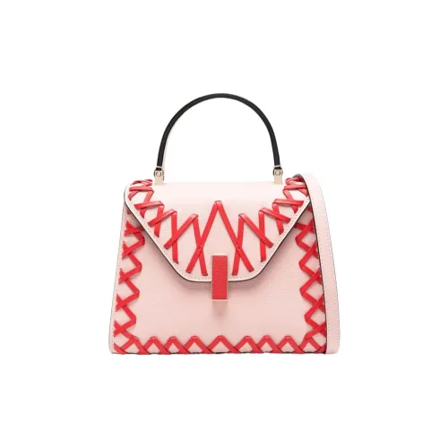 Valextra Iside Телячья кожа Сумка Мини Женские Розовый Красный