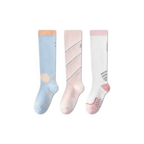 AUGUST Колено Высокие Носки Женские 3 Пачки