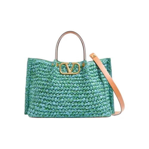 Valentino Crochet Синтетическая Рафия Тоут Сумка Сумка для покупок Сумка через плечо Сумка среднего размера Женская