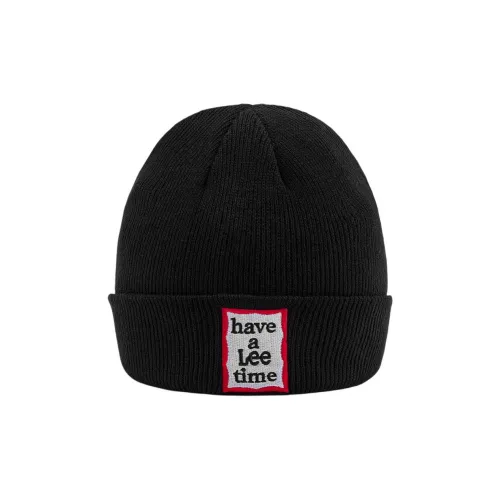 Lee Акриловые шапки-бини унисекс черного цвета
